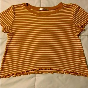 Cute Striped Crop Top